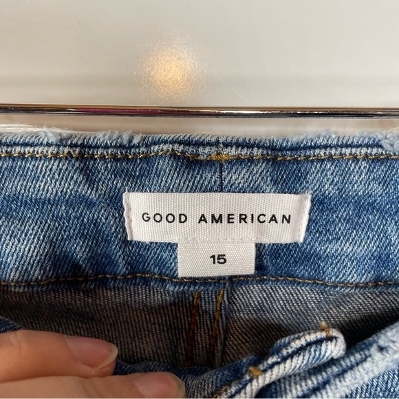 Good American Good Classic Boot Cut Jeans Size 15 - Picture 7 of 11